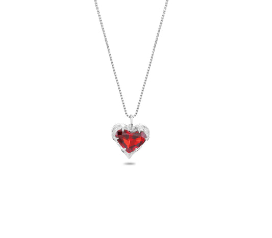 Hazed Heart Pendant