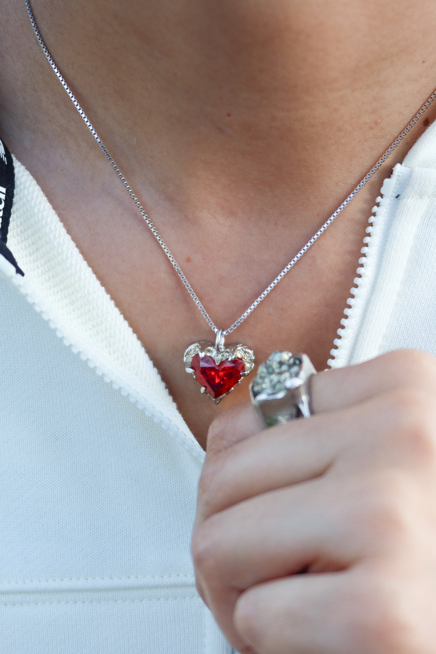 Hazed Heart Pendant